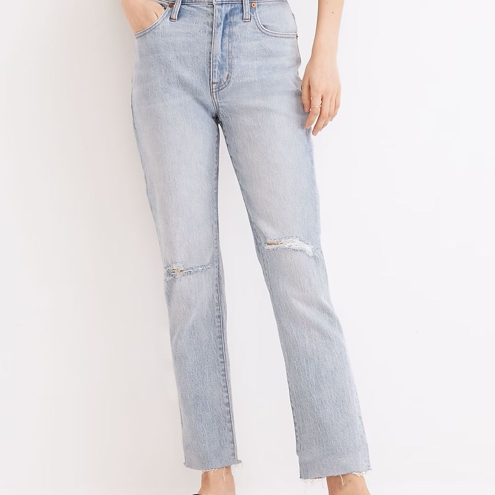 Madewell High Rise Slim Boyfriend Jean (26)